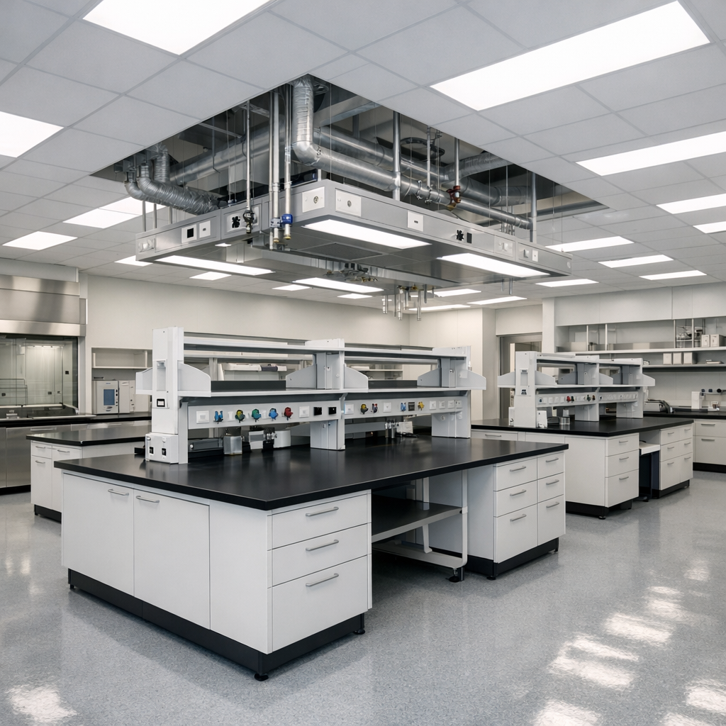 Laboratory furniture design and layout consultation